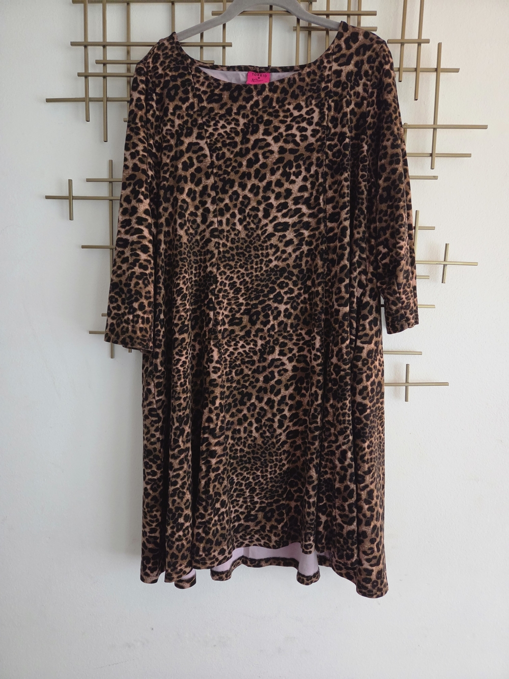 torrid x Betsey Johnson Leopard Print Midi Dress